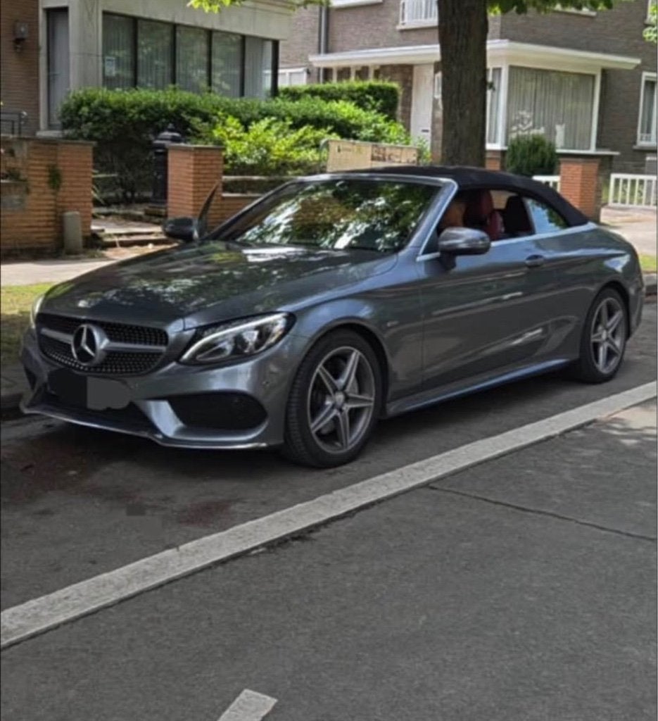 Mercedes c 250 diesel 9G Tronic AMG, Autos, Cuir, Argent ou Gris, Achat, Cabriolet