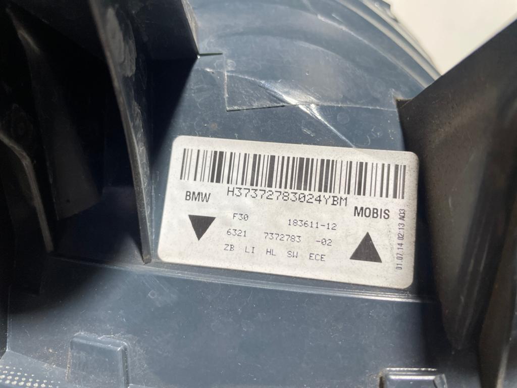 Feu arriere gauche BMW F30 6321 7372783   02, Enlèvement, Utilisé, BMW