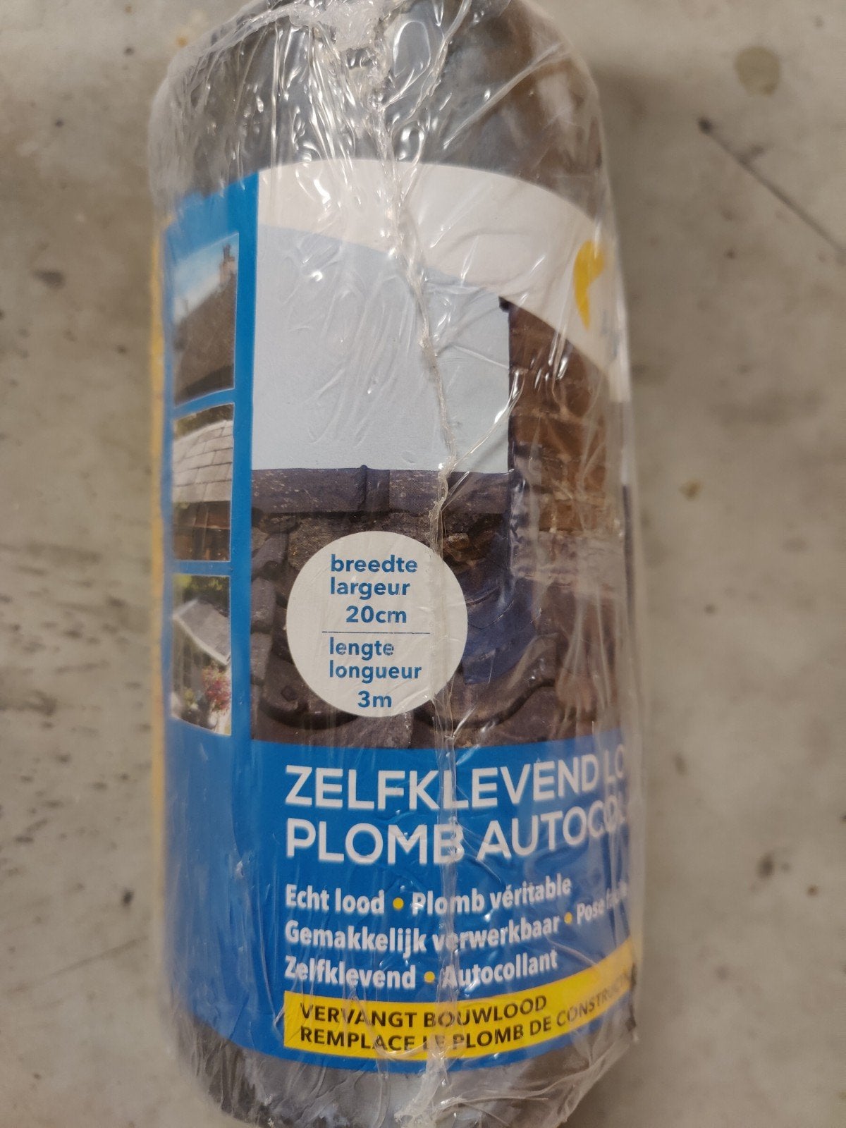 Aquaplan zelfklevend lood, Doe-het-zelf en Bouw, Dakpannen en Dakbedekking, Ophalen, Overige materialen, Zwart, Overige typen
