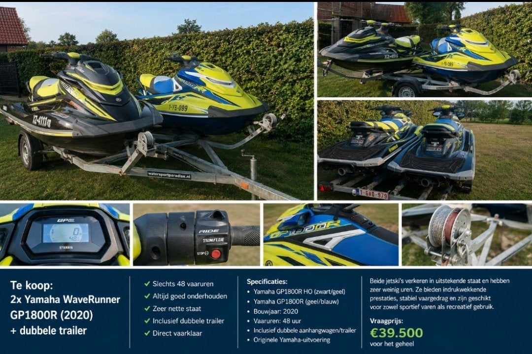 Jet skis Yamaha, Enlèvement ou Envoi