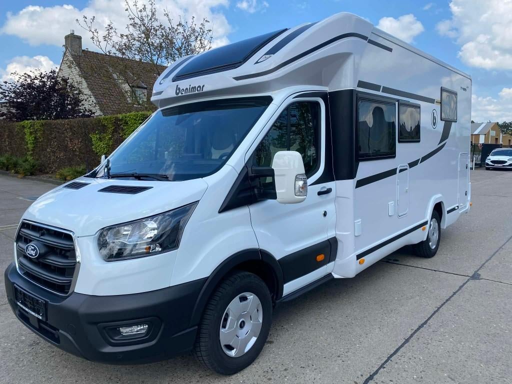 Benimar Tessoro T495 Up, Ford, Fietsendrager, Diesel, Half-integraal