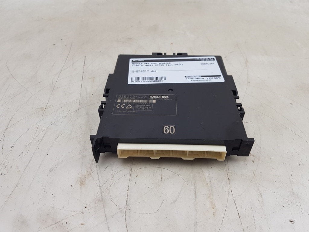 MODULE KEYLESS VEHICLE Toyota Yaris Cross (PB1 / PJ1), Kundenbetreuung@toyota.de, Toyota, Utilisé, Toyota-Allee 2
50858  Köln, DE