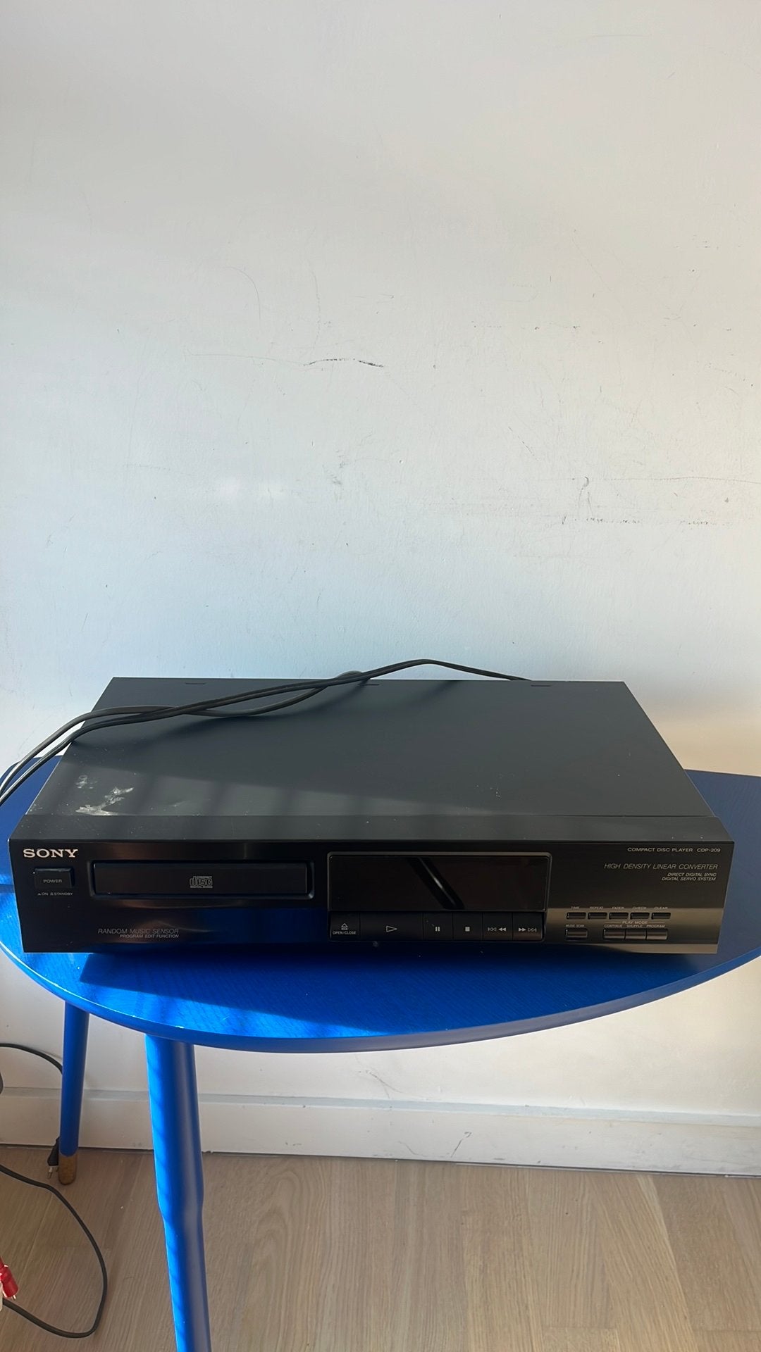 Sony CDP-209 vintage CD-speler, Audio, Tv en Foto, Ophalen, Zo goed als nieuw, Sony