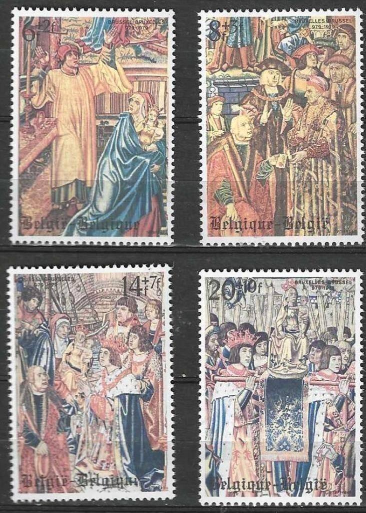 Belgique 1979 - Yvert 1928-1931 /OBP 1932-1935 - Tapis (PF), Timbres & Monnaies, Envoi, Non oblitéré, Neuf, Art