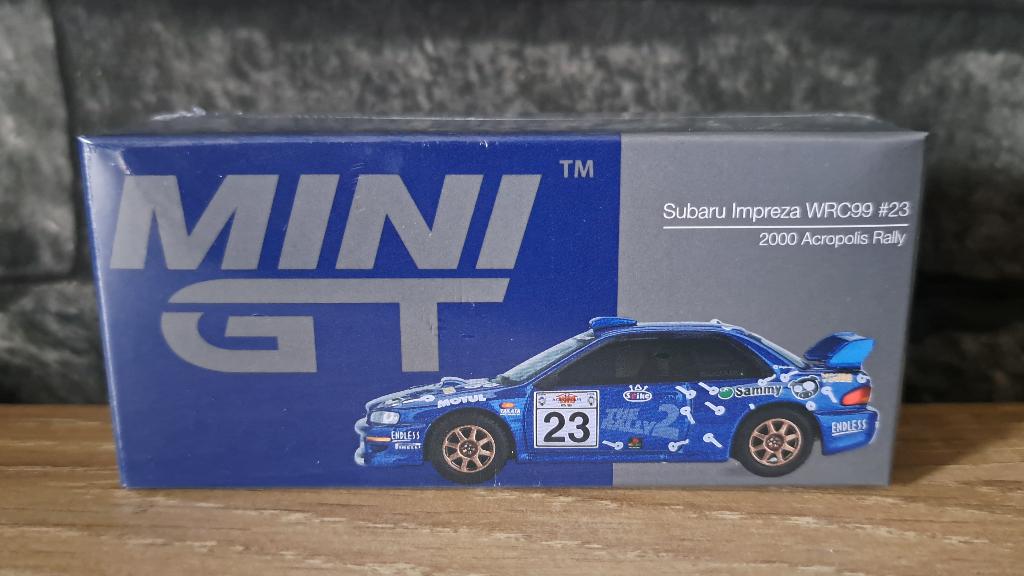 Subaru Impreza WRC99 Acropolis Rally Mini GT, Neuf, Enlèvement ou Envoi, Voiture, Mini GT