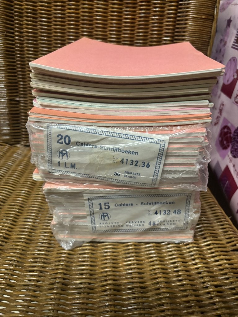 Lot de 50 cahiers, Divers, Cahiers de notes, Enlèvement, Neuf