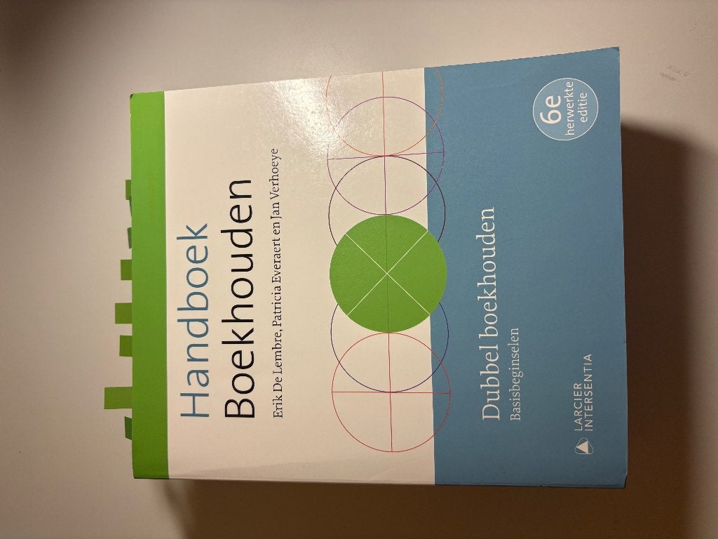 Handboek boekhouden dubbelboekhouden, Boeken, Ophalen of Verzenden, Zo goed als nieuw, Accountancy en Administratie
