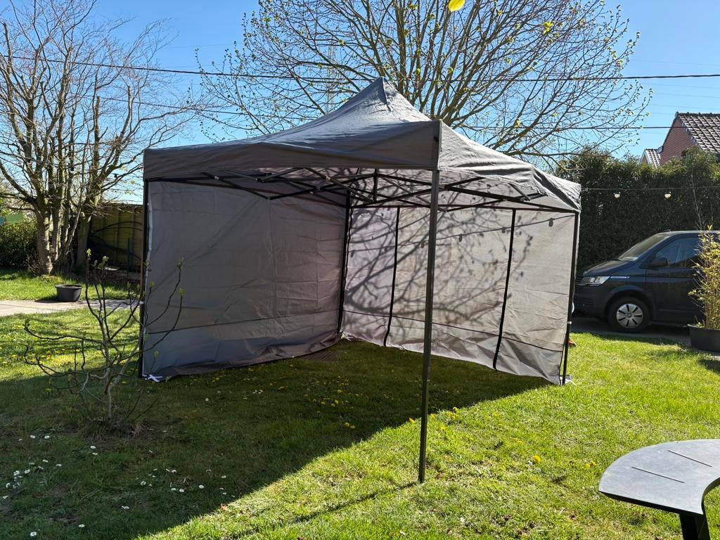 Partytentje 3x3 - nooit gebruikt en als nieuw in verpakking, Tuin en Terras, Partytenten, Ophalen, Zo goed als nieuw