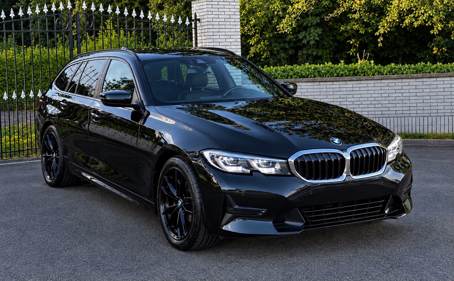 Bmw 316d touring black edition, Autos, Bluetooth, Achat, Euro 6, Carnet d'entretien