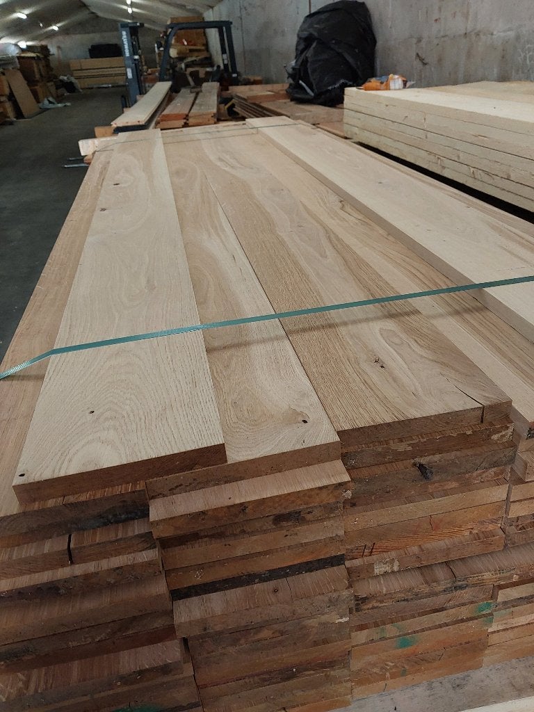 vensterbank planken eiken foto 1-2-3-4 24mm dik 195mm, Ophalen, Nieuw, Planken