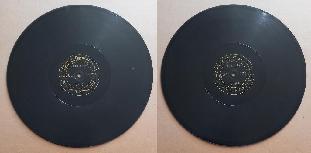 3 disques 78 tours---La Garde Républicaine, Enlèvement ou Envoi, Utilisé