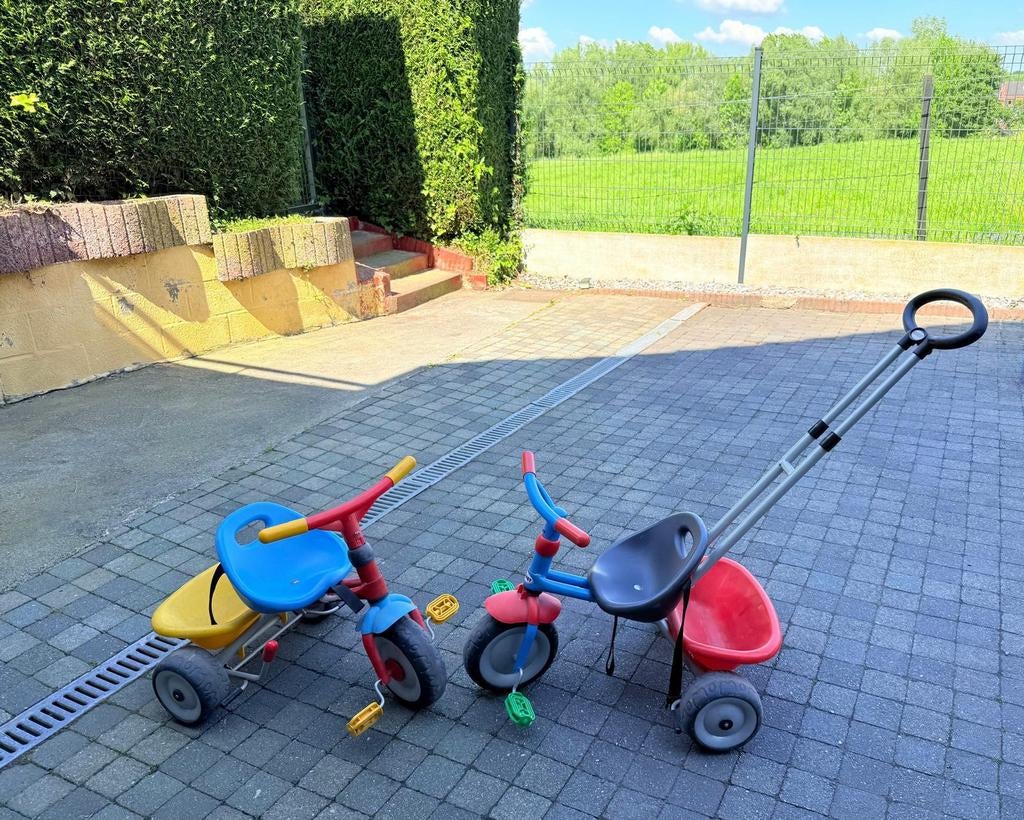 2 Velos premier âge tricycle Berchet, Ophalen, Zo goed als nieuw, Verstelbare zitting