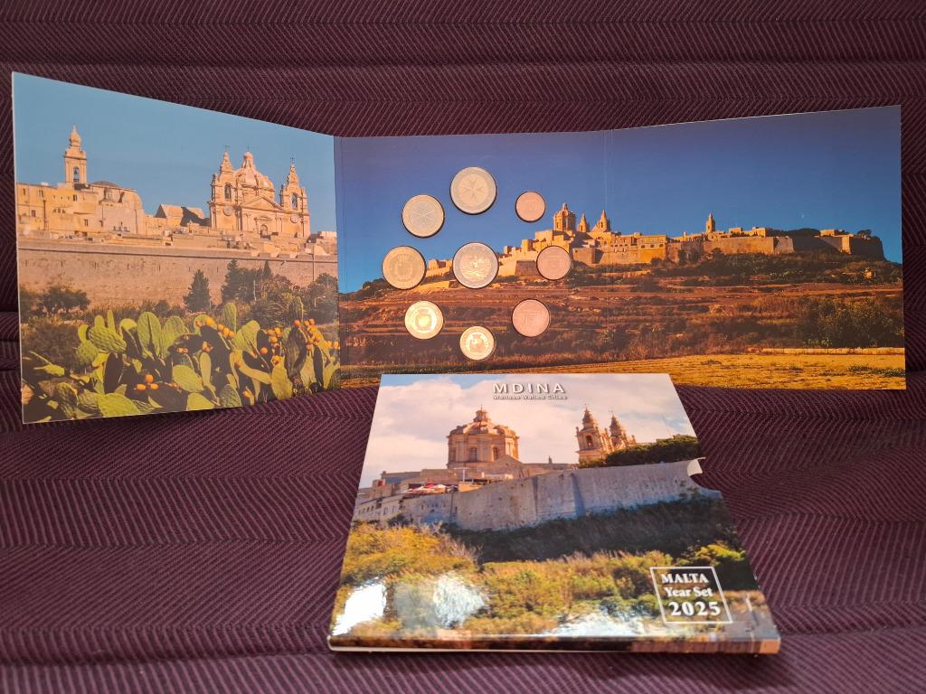 Malta 2025 BU set - Mdina, Postzegels en Munten, Munten | Europa | Euromunten, Setje, Overige waardes, Malta, Ophalen of Verzenden