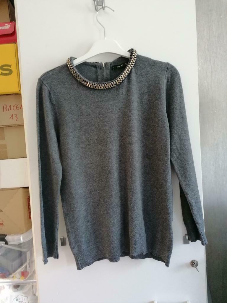 Prachtig truitje van Zara knit, Gris, Enlèvement ou Envoi, Porté, Zara
