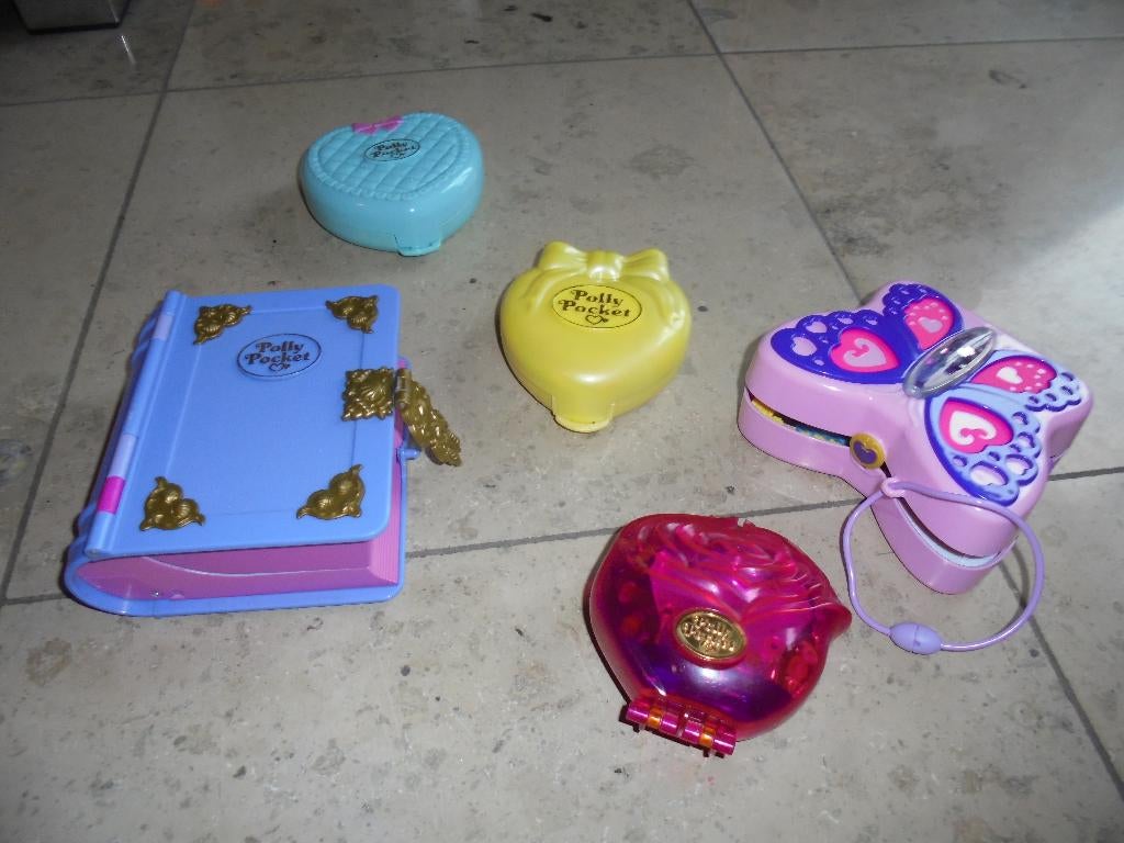 vintage polly pocket huisjes, Ophalen of Verzenden, Zo goed als nieuw