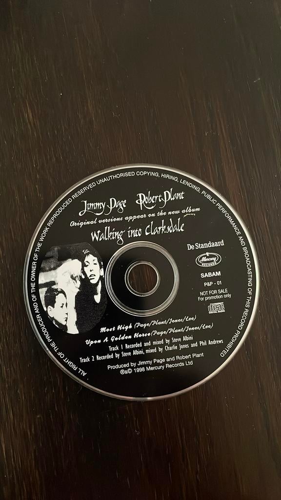 Jimmy Page Robert Plant - Most High / Upon a golden horse, Ophalen, Gebruikt
