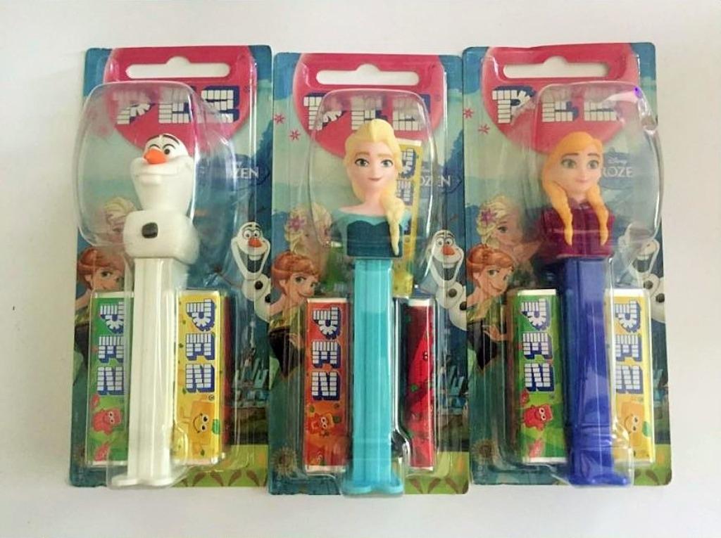 3 PEZ dispensers Frozen - Disney, Verzamelen, Ophalen of Verzenden, Nieuw