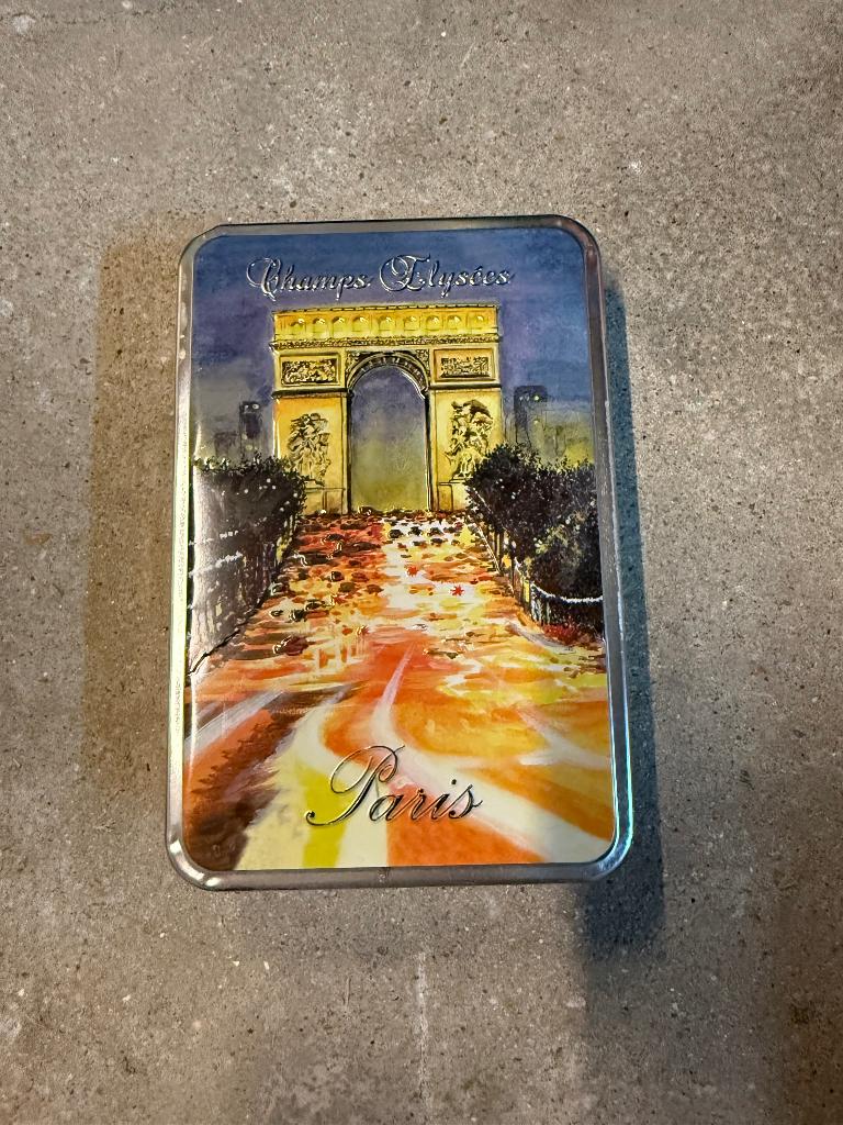 Boîte métallique Paris, Collections, Boîte en métal, Enlèvement ou Envoi, Comme neuf