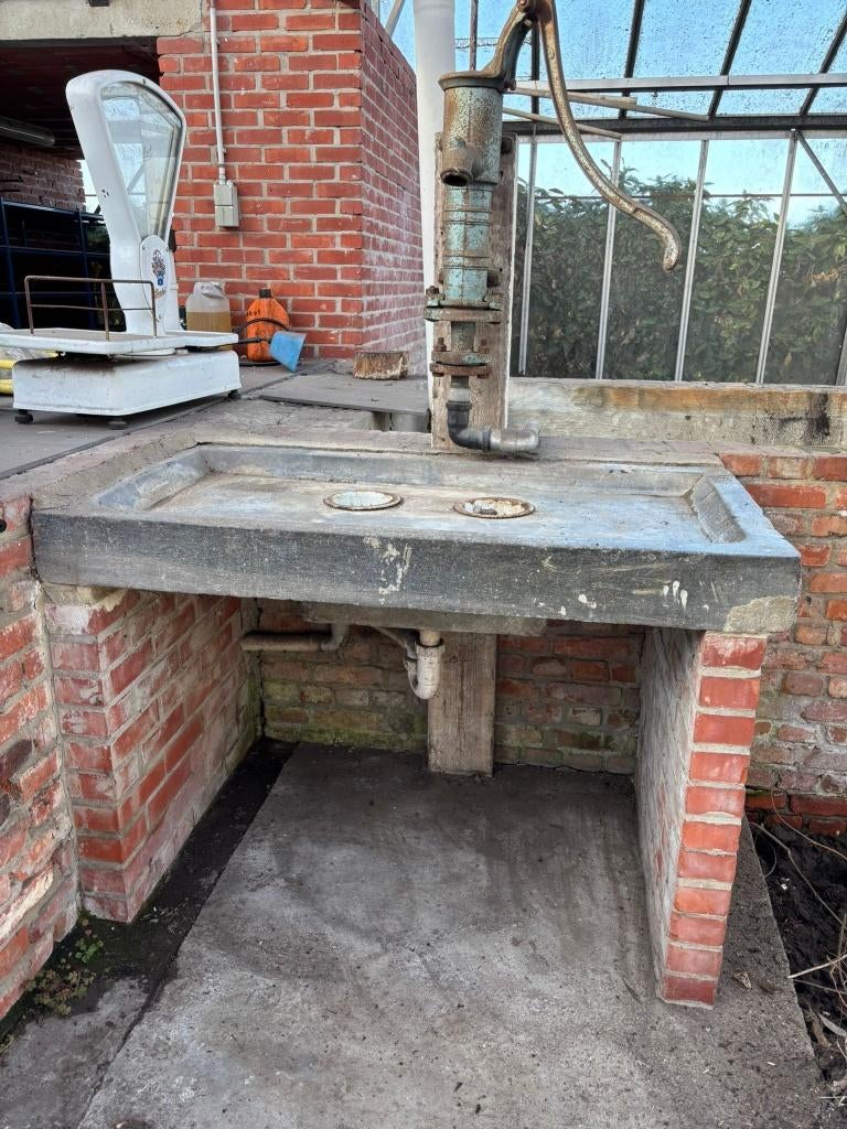arduinen bak, Tuin en Terras, Ophalen, Steen, Zo goed als nieuw, Rechthoekig
