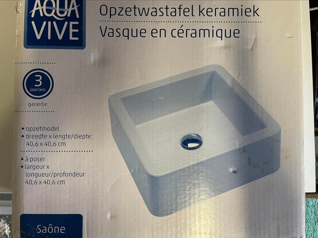 Wastafel opzetmodel, Ophalen, Nieuw, Wastafel