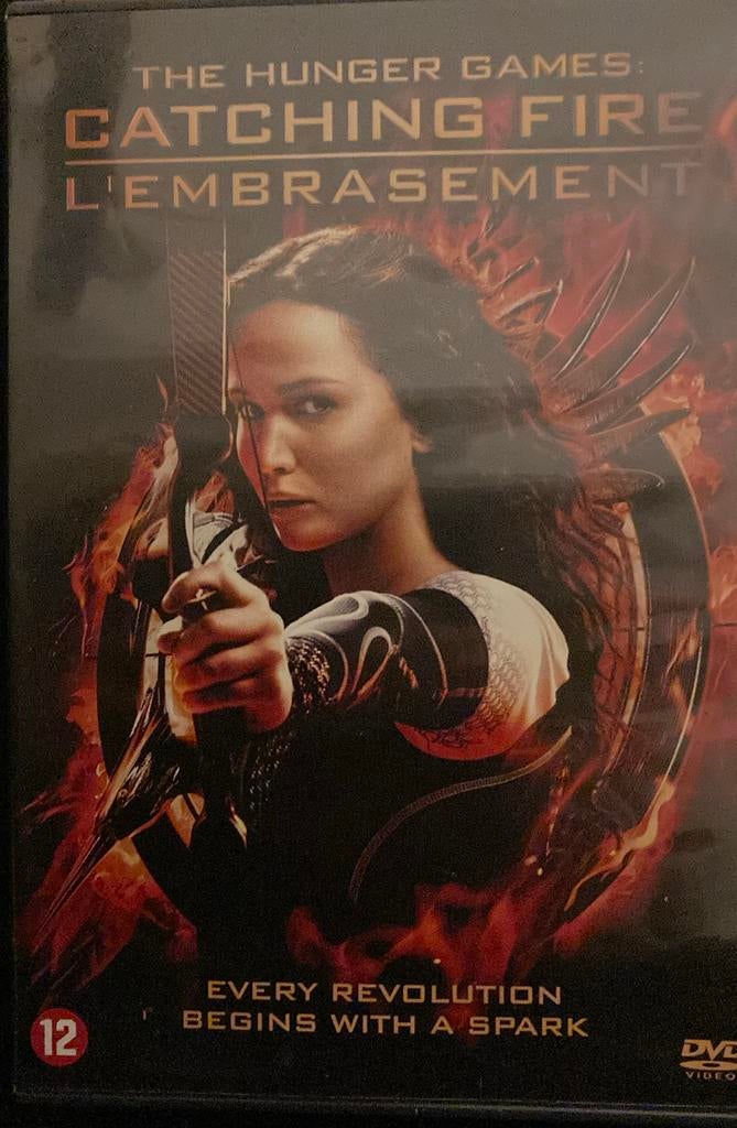 The hunger games catching fire dvd fr nl eng, Ophalen of Verzenden, Zo goed als nieuw
