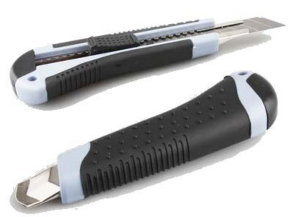 Couteaux sécables 18mm. Nouveau Avec porte-couteau en métal, Bricolage & Construction, Outillage | Outillage à main, Enlèvement ou Envoi
