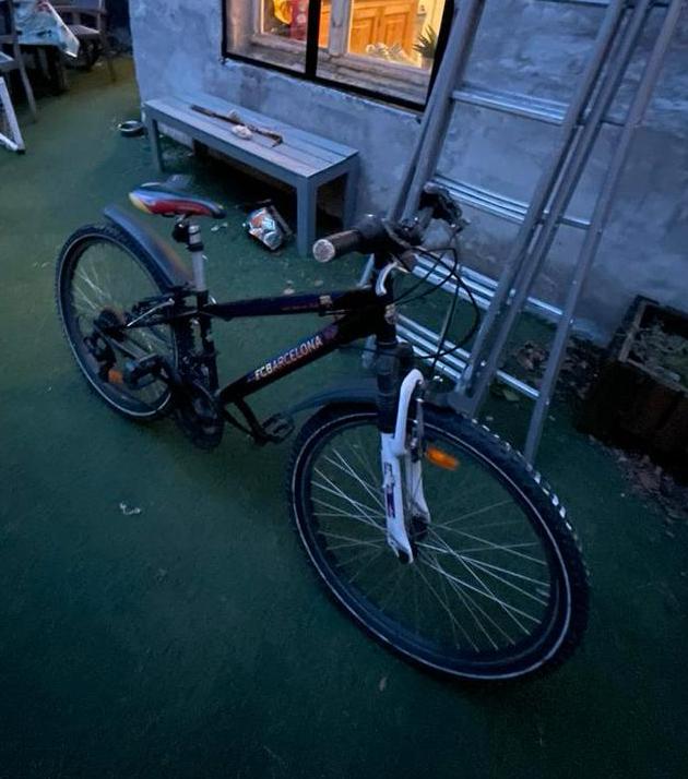 Fiets mtb fc Barcelona, Enlèvement, Utilisé, Moins de 45 cm, Hommes