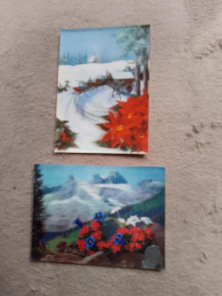 Oude 3D postkaarten, Verzenden