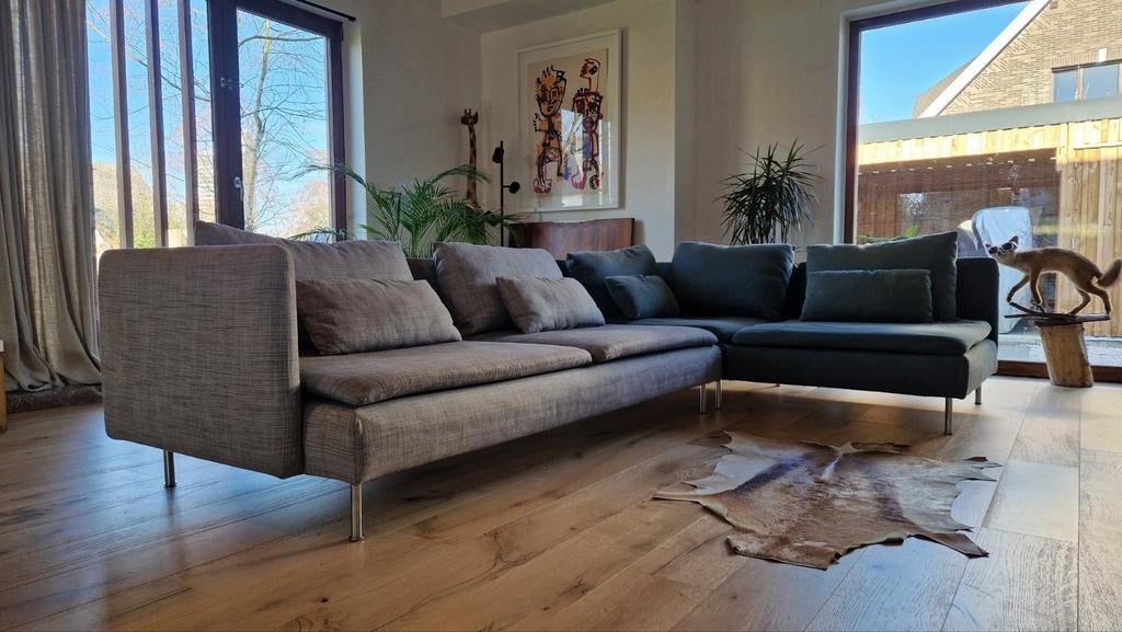 Soderhamn 5-zit hoekzetel, Huis en Inrichting, Ophalen, Gebruikt, Stof