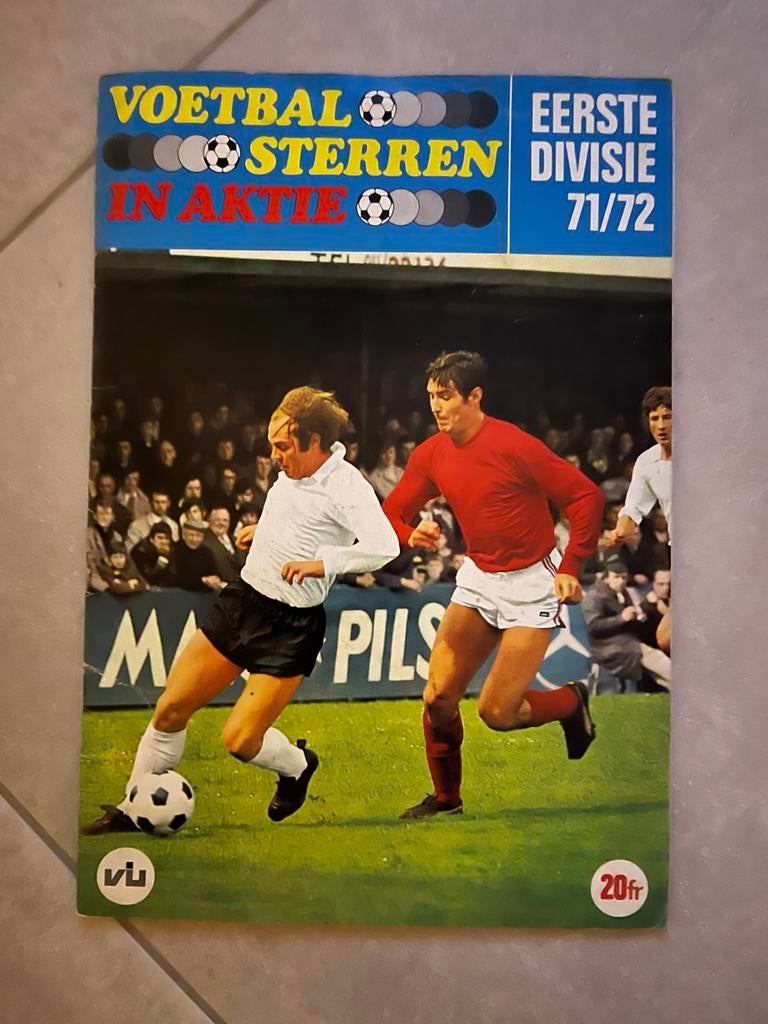 Voetbalsterren 71/72, Verzenden, Zo goed als nieuw