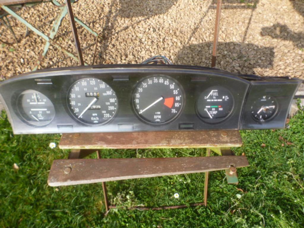 ROVER P6 :compteur et cpt-tours + jauges et montre :SMITHS, Envoi, Utilisé, Rover