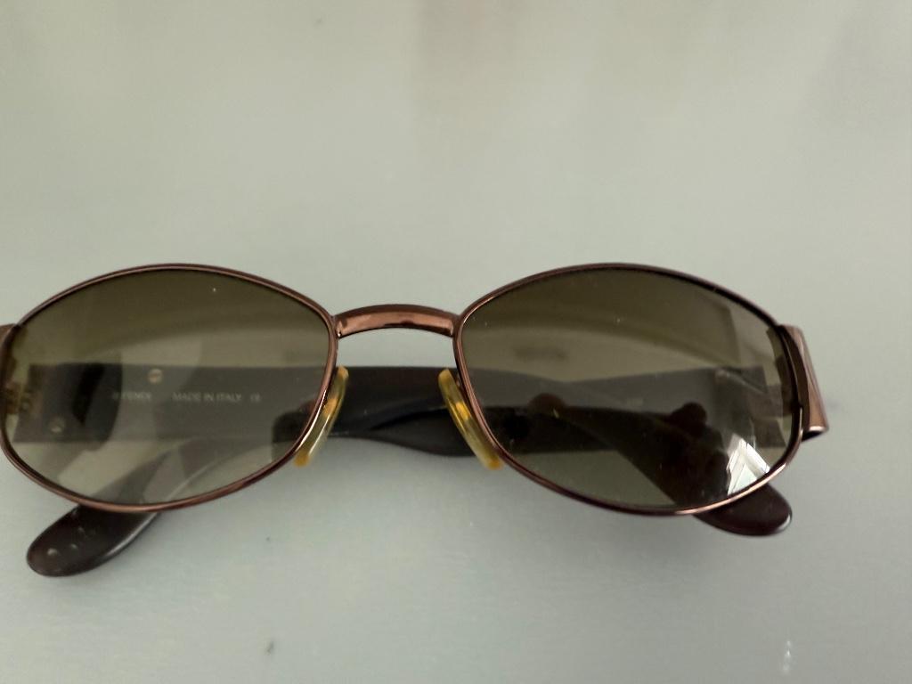 Lunettes de soleil vintage pour femme FACONNABLE avec étui e, Autres marques, Enlèvement ou Envoi, Comme neuf, Brun