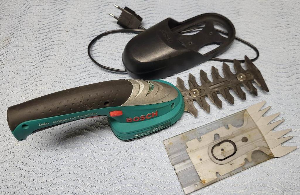 Bosch Isio - Cisaille taille-herbes et sculpte-haies sans fi, Enlèvement ou Envoi, Utilisé, Batterie, BOSCH