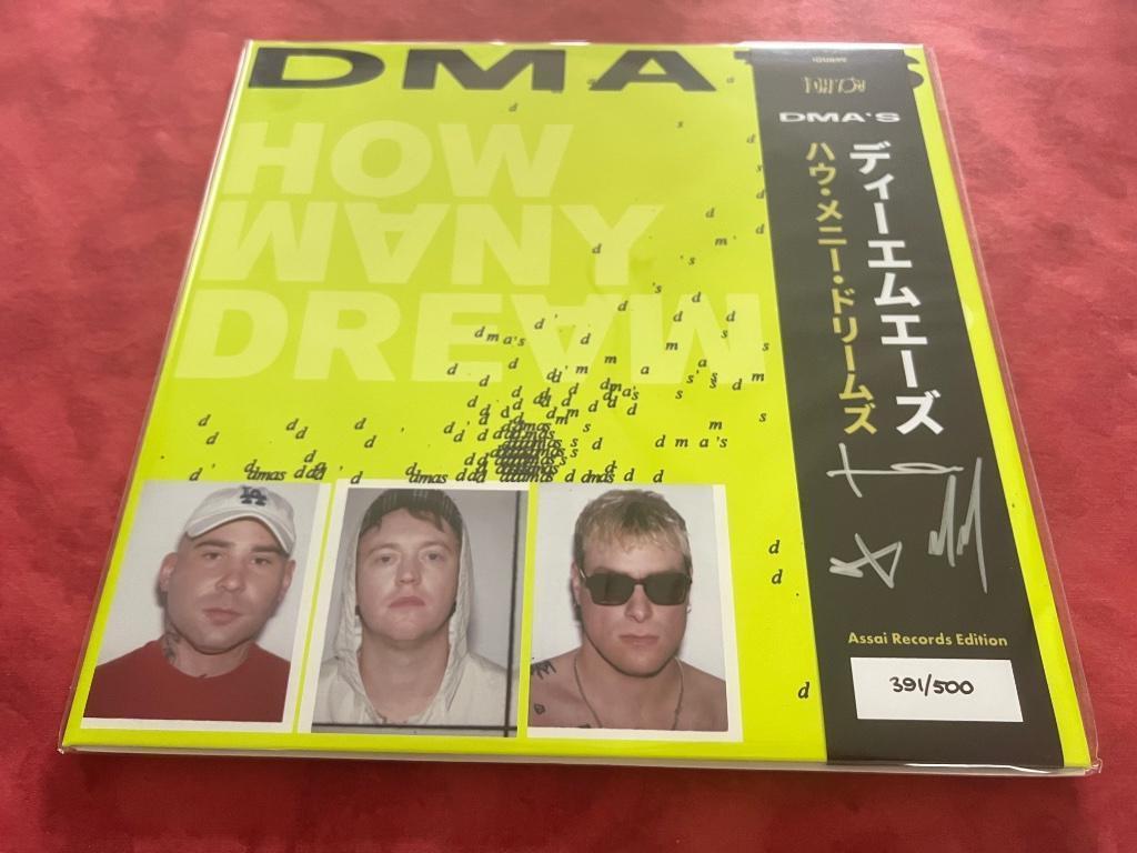 DMA's How Many Dreams Vinyl LP Neon Yellow Signed Assai Obi, Enlèvement