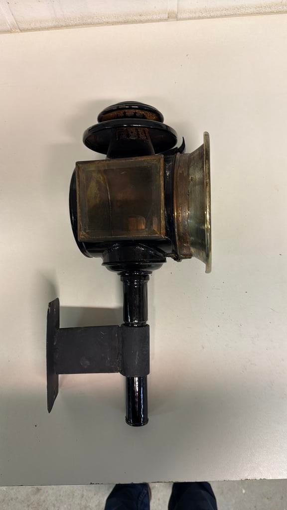 Carbeurlicht, Ophalen, Gebruikt, Glas