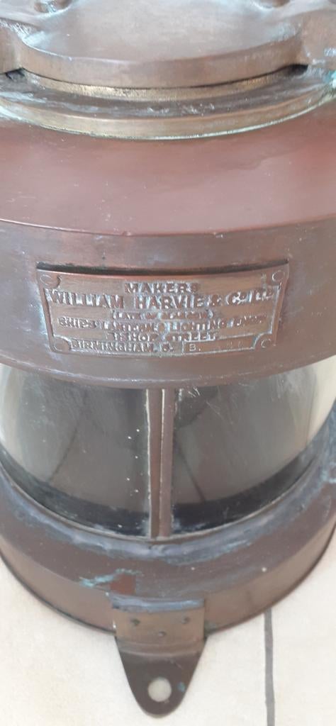 Scheepslamp, Enlèvement, Comme neuf