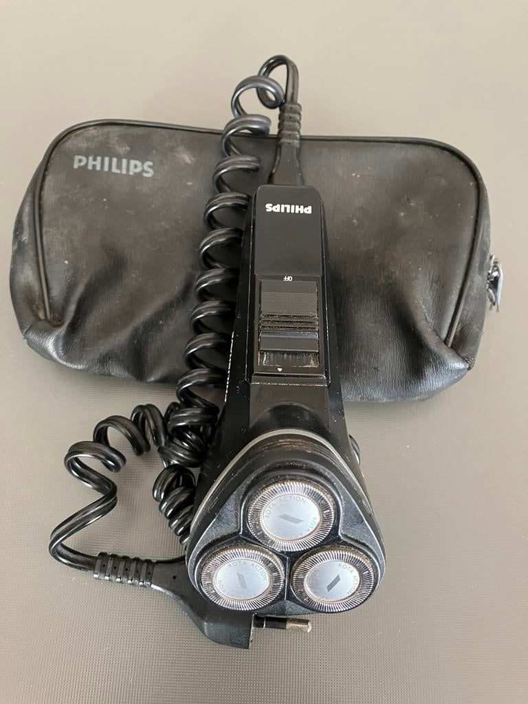 Vintage scheermachine PHILIPS in originele etui., Ophalen of Verzenden