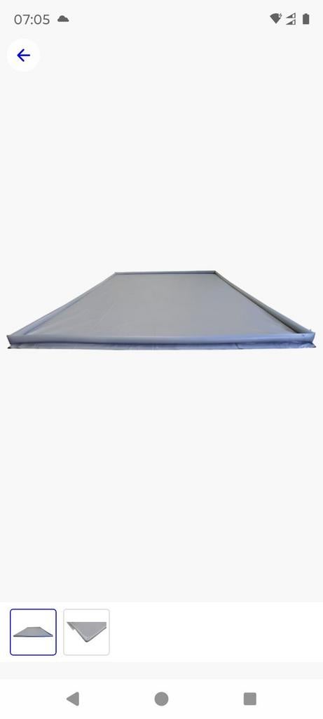 Grondzeil, randen opblaasbaar 250 x 350., Ophalen, Nieuw