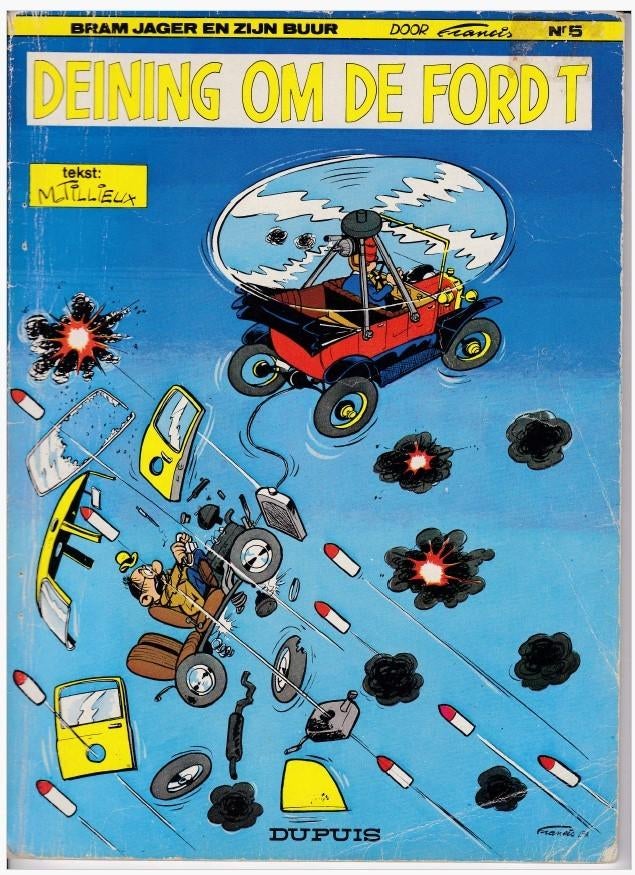 Bram Jager en zijn buur – Deel 5: Deining om de Ford T, Une BD, Enlèvement, Utilisé, Maurice Tillieux