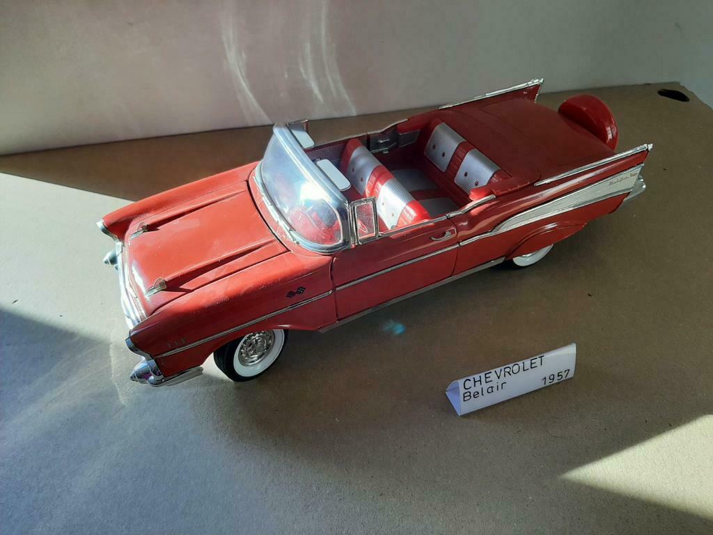 Chevrolet Belair 1957 1/18 ERTL sans boite, Hobby & Loisirs créatifs, Voitures miniatures | 1:18, Enlèvement ou Envoi, Comme neuf
