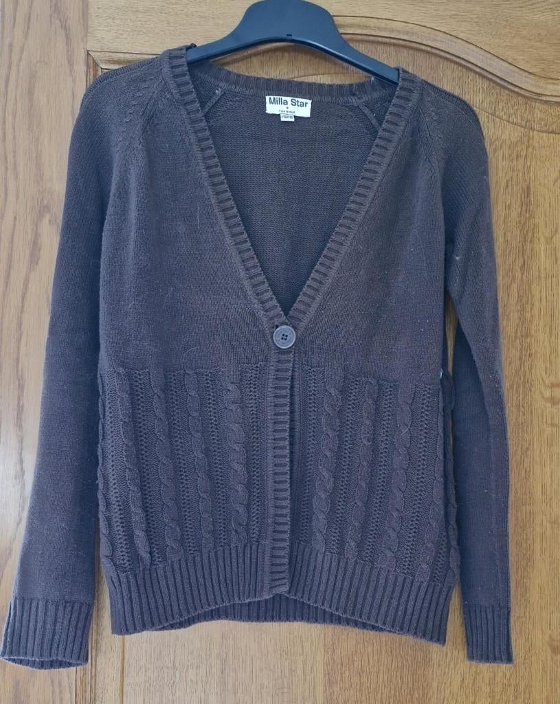 JBC Milla Star - vest - meisjes - bruin - maat 170/176, Gebruikt, Trui of Vest, JBC., Verzenden