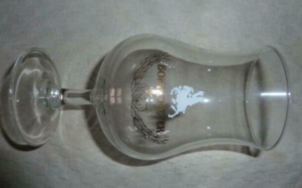 #D bier glas BOKKEREYER brouwerij Sint Jozef - Opitter, Ophalen of Verzenden, Gebruikt, Bierglas