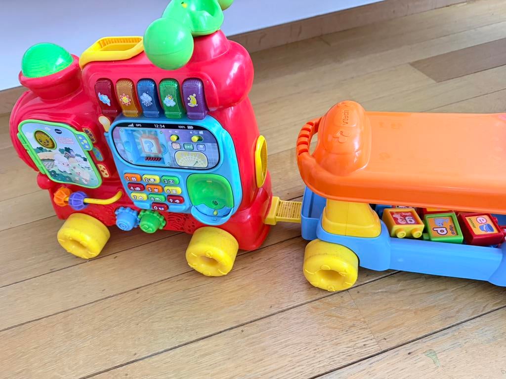 5 in 1 letter locomotief, Kinderen en Baby's, Ophalen of Verzenden, Zo goed als nieuw