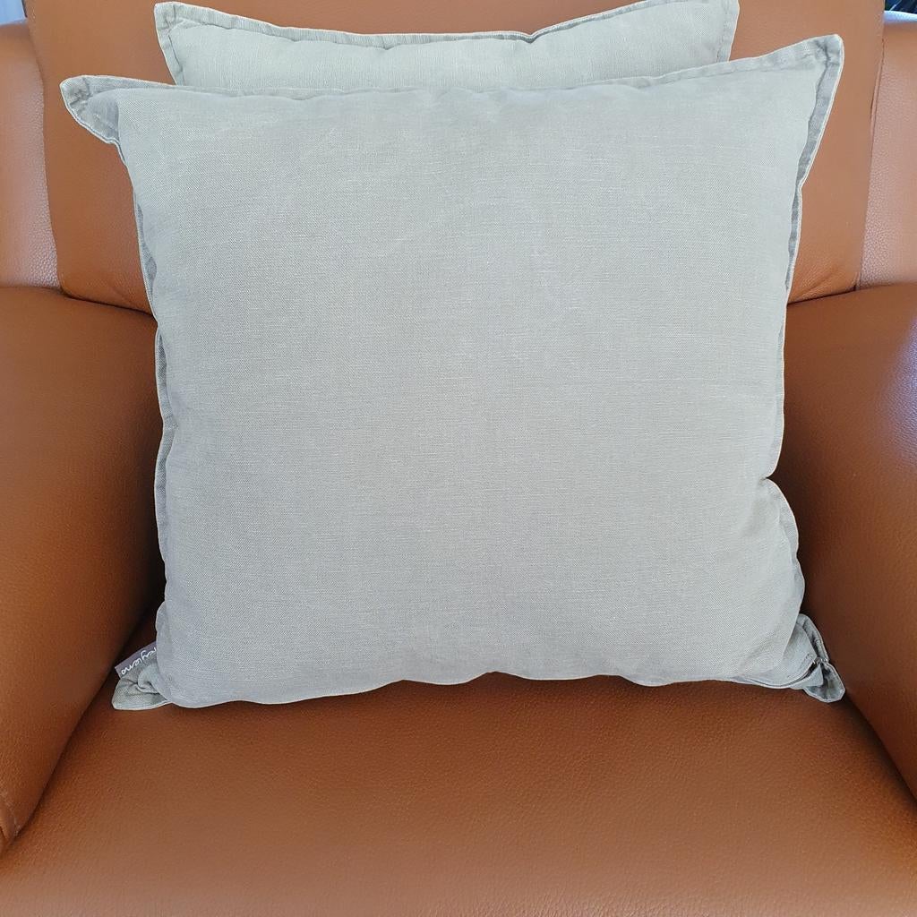 Sierkussenhoezen Heytens 50 x 50 cm, Huis en Inrichting, Woonaccessoires | Kussens, Ophalen of Verzenden, Gebruikt, Overige kleuren
