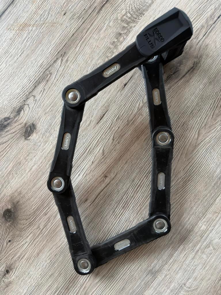 Fietsslot ABUS BORDO XPLUS, Ophalen, Zo goed als nieuw, Vouwslot