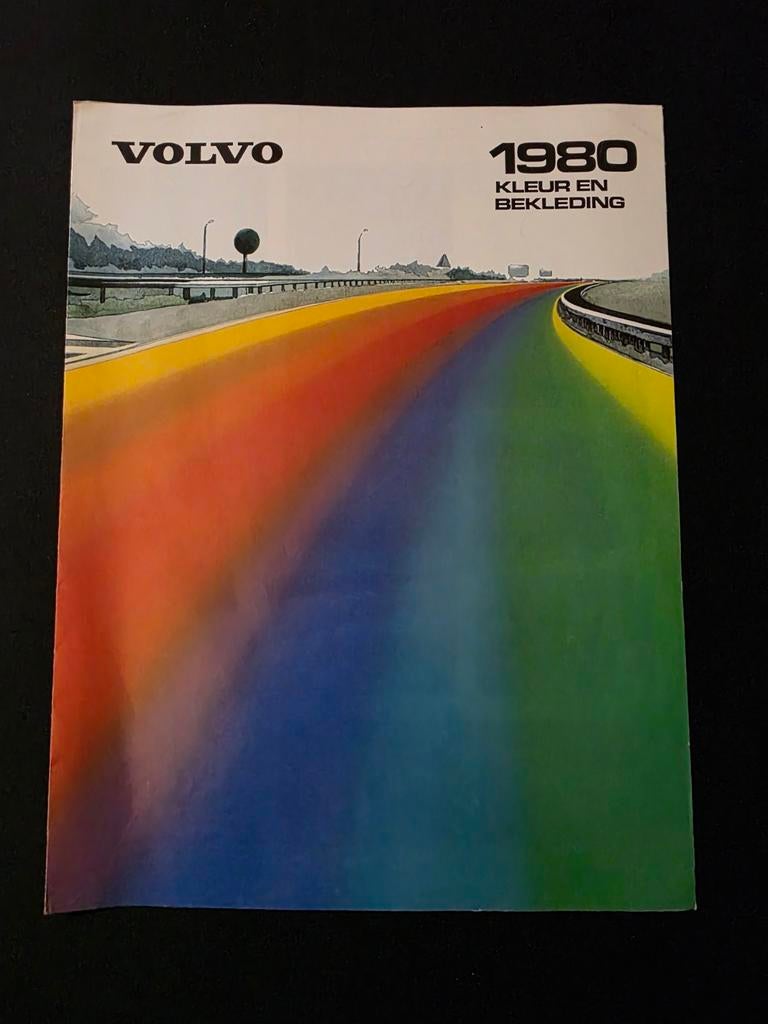 Brochure Volvo Kleur en Bekleding 1980, Boeken, Auto's | Folders en Tijdschriften, Ophalen of Verzenden, Volvo