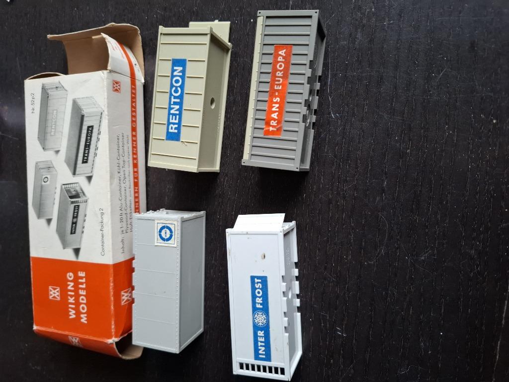 wiking modelle container packung 2 N52p2 15- euro!, Enlèvement ou Envoi