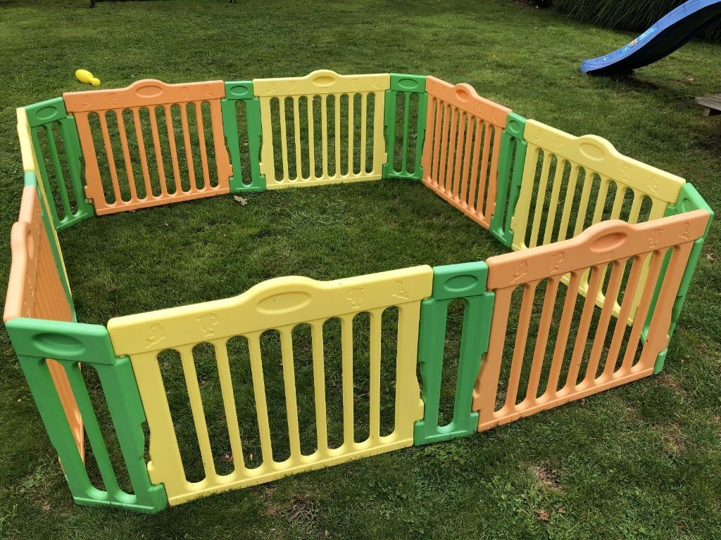 Kinderbox/park vr buiten/binnen (PlayPen) Prijs bespreekbaar, Enlèvement, Comme neuf, Rectangulaire