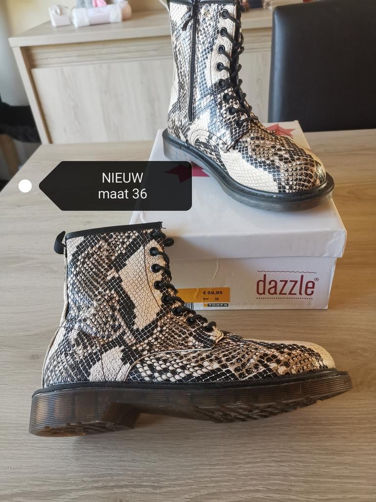 Nieuwe enkellaarsjes, maat 36, Kleding | Dames, Beige, Lage of Enkellaarzen, Nieuw, Ophalen of Verzenden