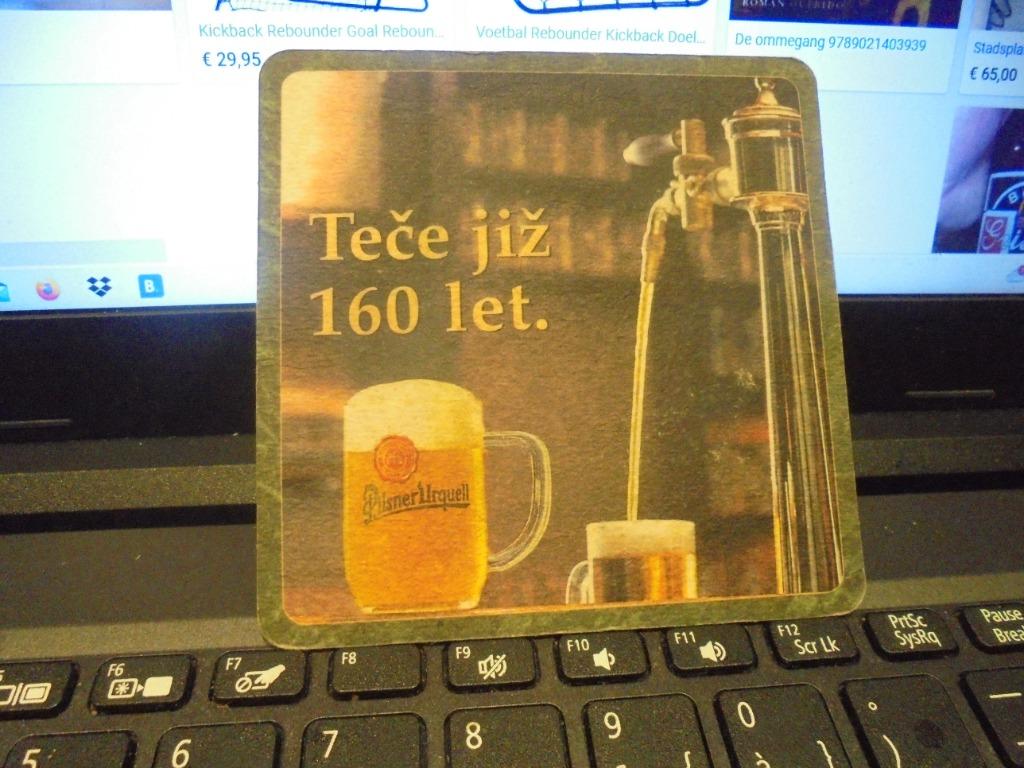 Pilsner Urquell, Verzamelen, Ophalen of Verzenden, Zo goed als nieuw, Viltje(s)